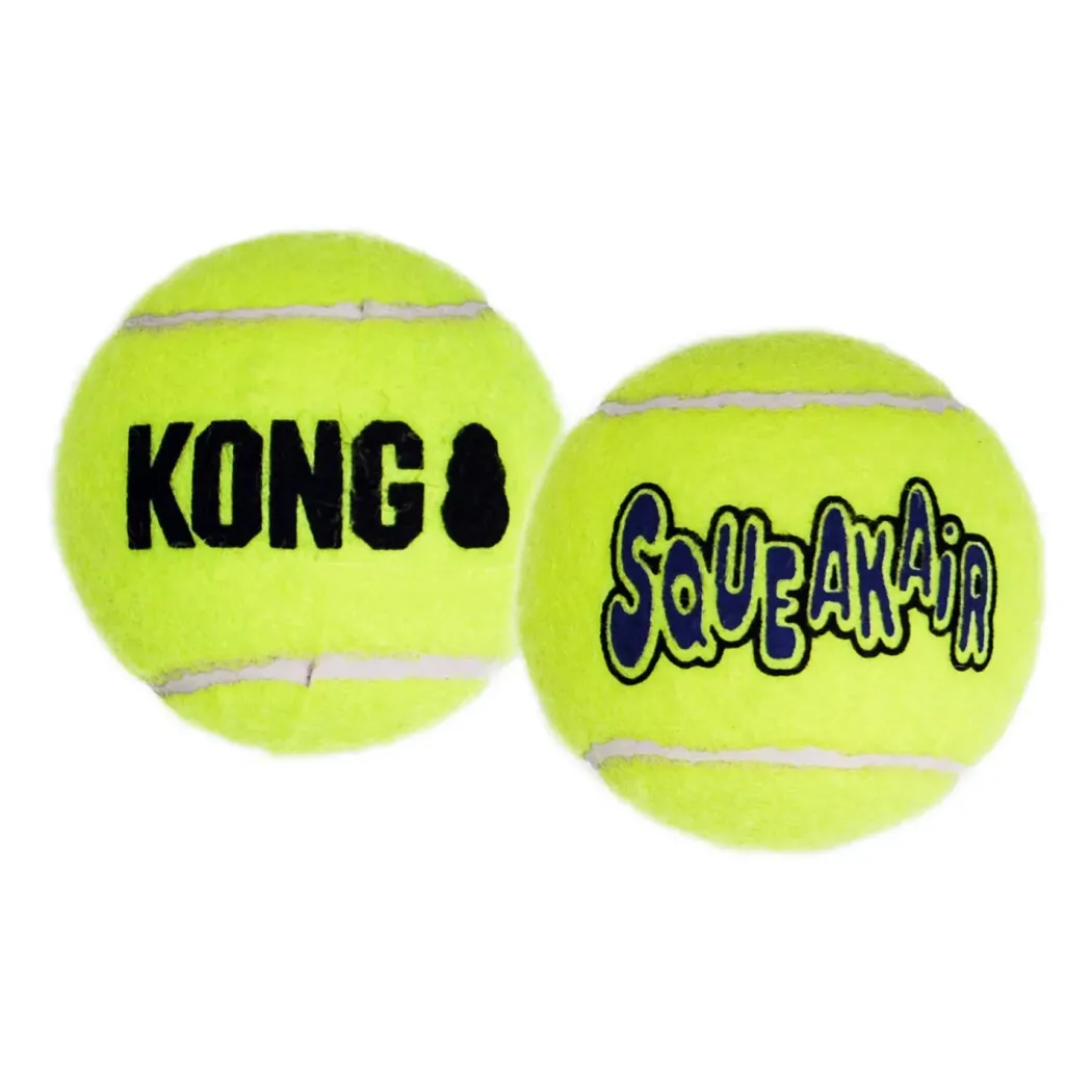 Air Squeaker tennisball Ø 6,4 cm - sjov bold med piv til hunde