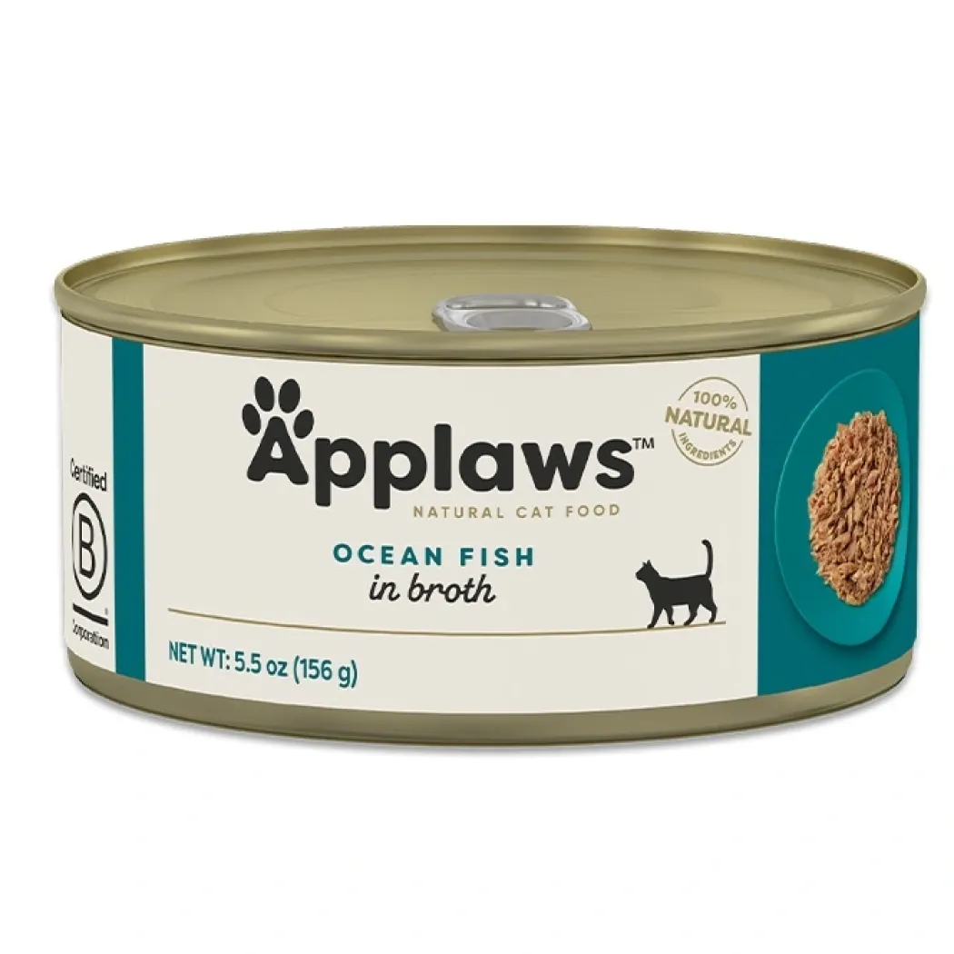 Applaws Kattevådmad Havfisk 156 g