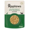 Applaws kattevådmad Kylling og Asparges 70 g (pouch)