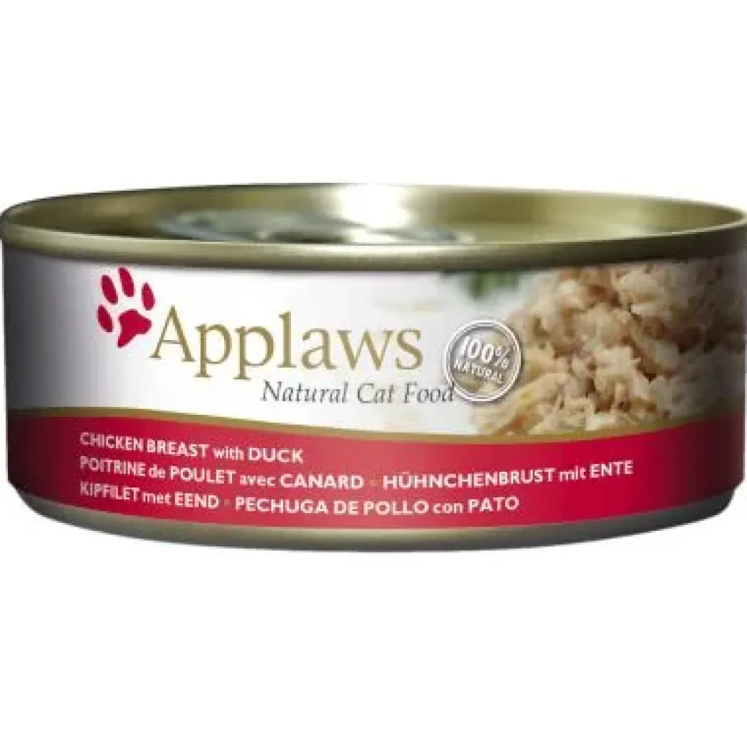 Applaws kattevådmad Kylling og And 156 g