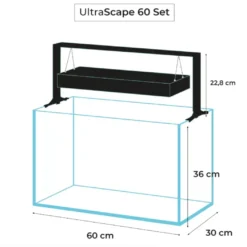 AquaEl Akvarie og Lampe Ultra Scape 60 Forest