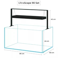AquaEl Akvarie og Lampe Ultra Scape 90 Forest