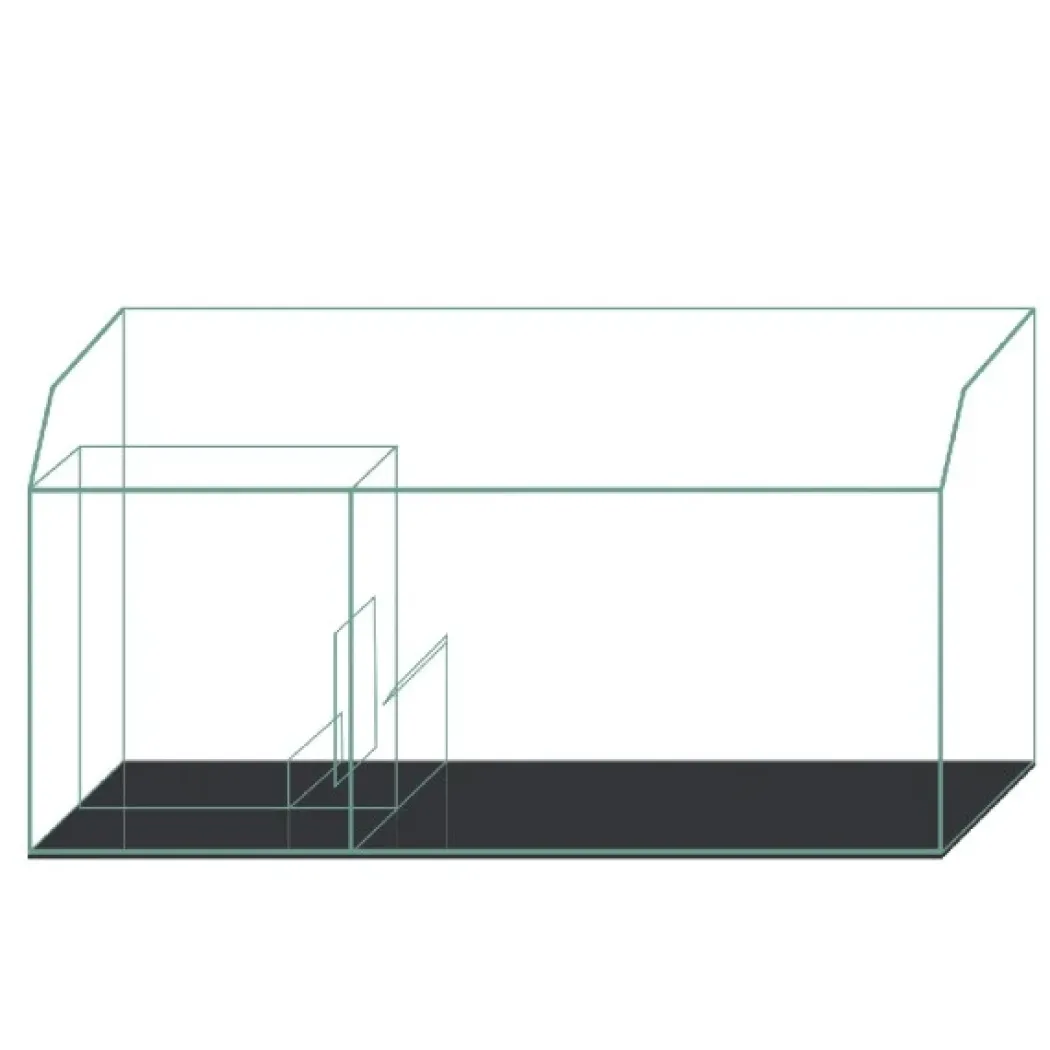 Blau Gran Cubic Super Reef 122 White 366 liters Saltvandsakvarium