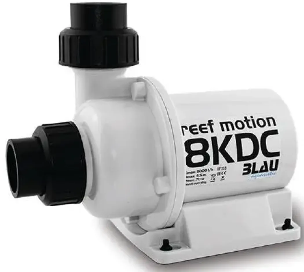 Blau Skummer pumpe med nålehjul og styring 8000 L/t