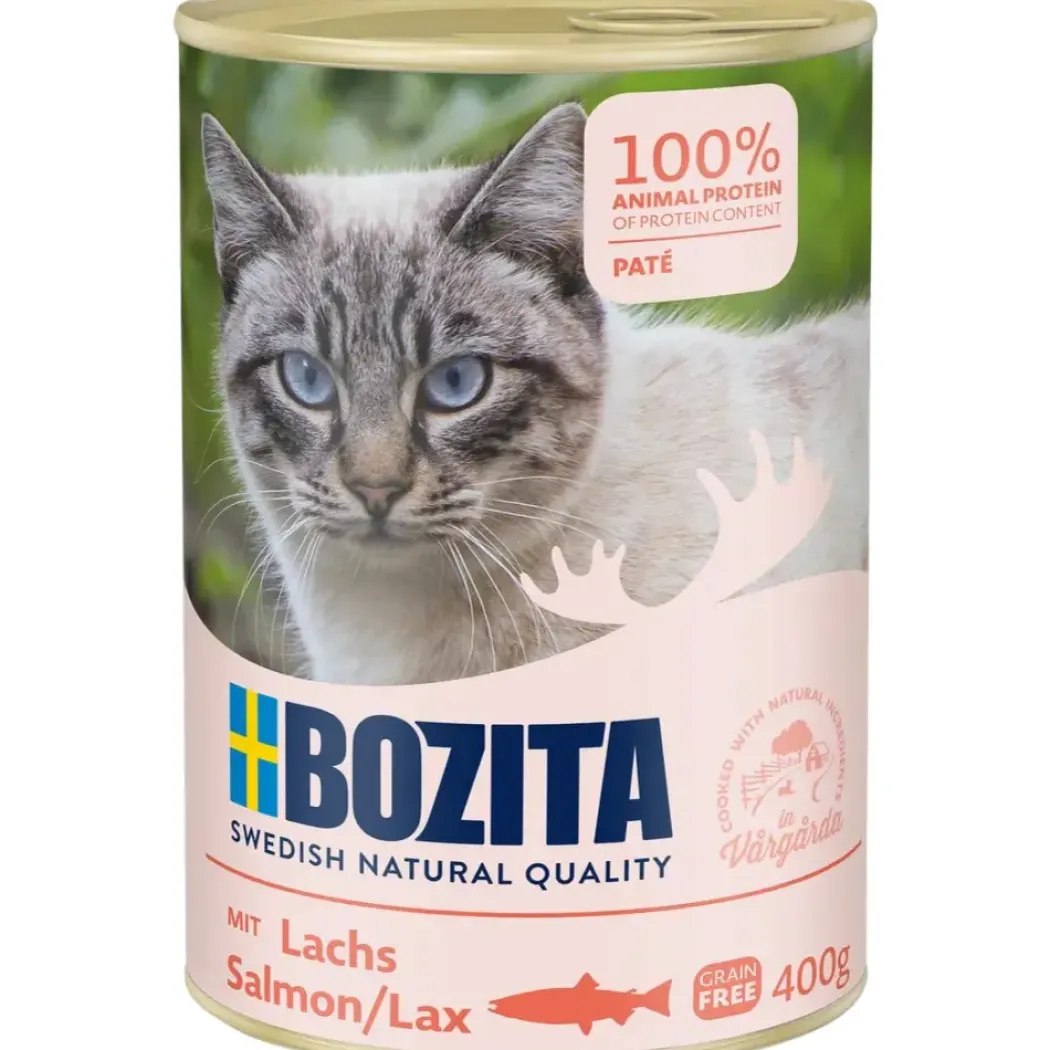 Bozita Kattefoder Pate 400g Laks