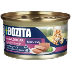 Bozita Mousse Vildsvin 85 g - Kornfrit Fuldfoder til Kat