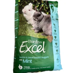 Burgess Excel Junior & Dværg Kanin Mint 10 kg - unge kaniner