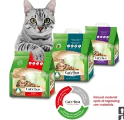 Cats Best Øko Plus klumpende Kattegrus 4,3 kg