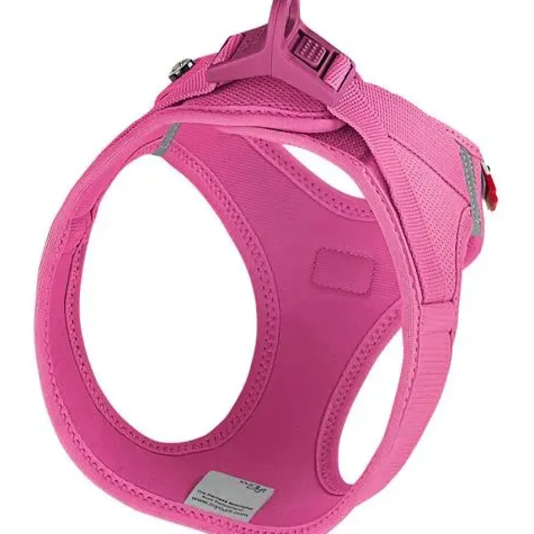 Curli Vest hundesele Clasp Air Mesh Pink XS bryst 34-38 cm - let og sikker komfort
