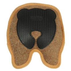 D&D Home Bobo Brown Chenille 18x19 cm - hundelegetøj med TPR og pivelyd