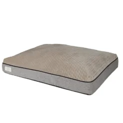 D&D Home Celia ergonomisk hundeseng lille 80 x 60 x 15 cm i taupe