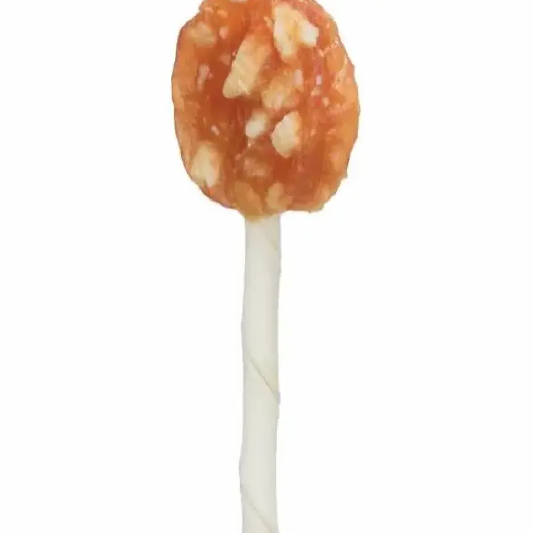 Denta Fun Slikkepind med kylling og ost 10 cm - sjov hundesnack