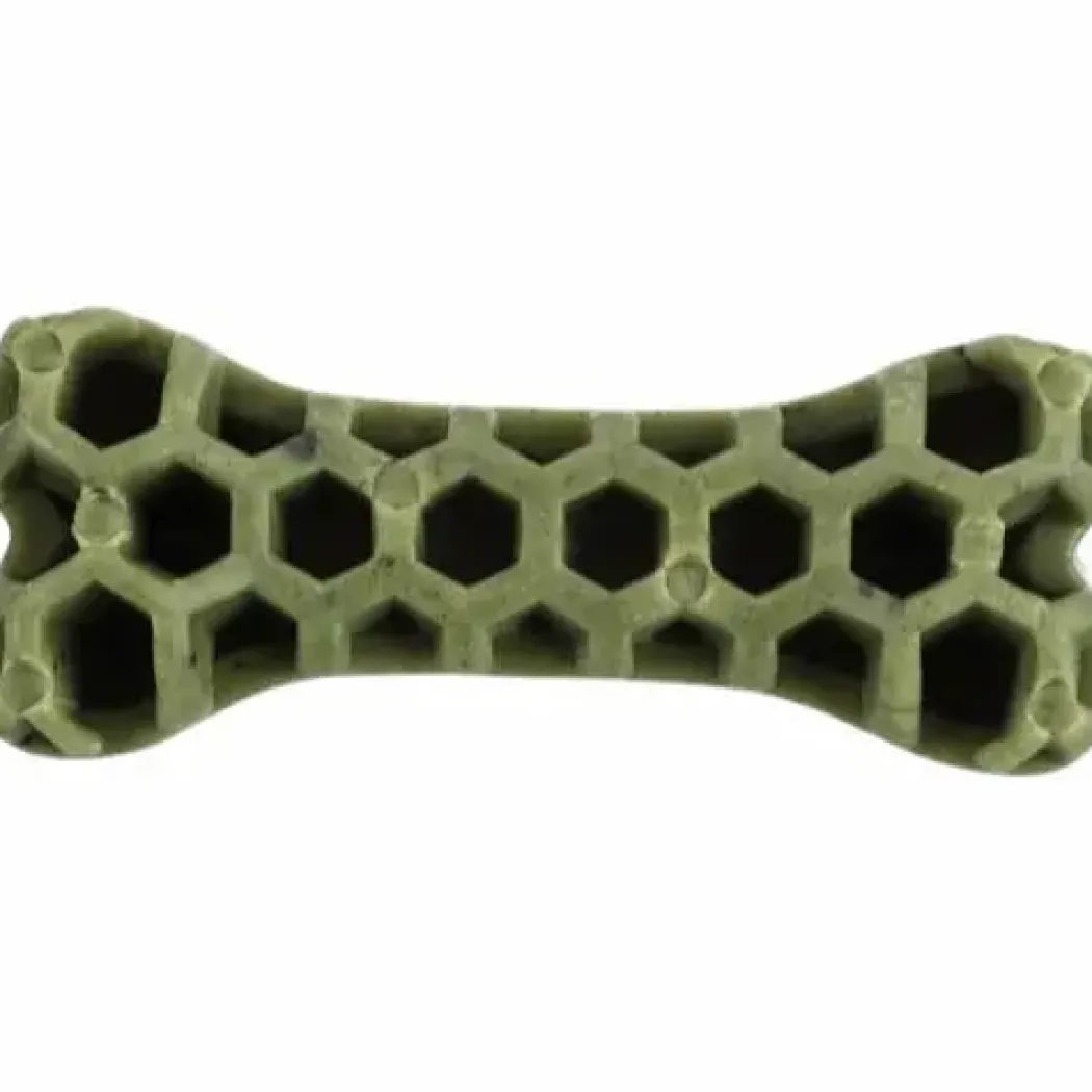 Denta Fun Veggie Tyggeknogle med tang 12 cm (vegetabilsk) - sunde kornfri hundesnacks