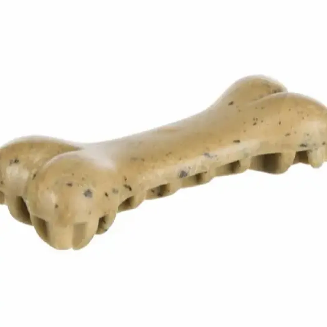 Denta Fun Veggie Tyggeknogle med tang 12 cm (vegetabilsk) - sunde kornfri hundesnacks