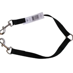 Dobbelt Hundesnor Nylon sort L