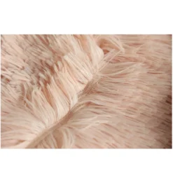 Donut Cozy Hundeseng Laksefarvet 60 cm - blød seng til mellemstore hunde