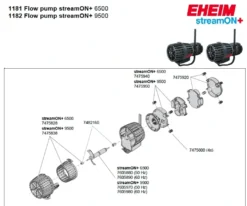 Eheim cirkulationspumpe streamON +6500