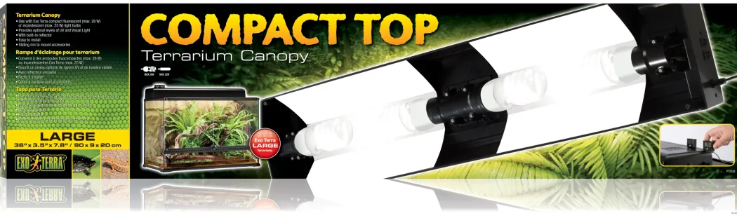 Exo Terra Compact Top Lampe 90 cm