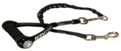 EzyDog Mongrel line Firm Grip grå 30 cm - stærk og sikker hundesnor