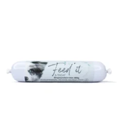 Feedit & Treat Pure Beef 400 g - naturlig oksepølse til hund og kat