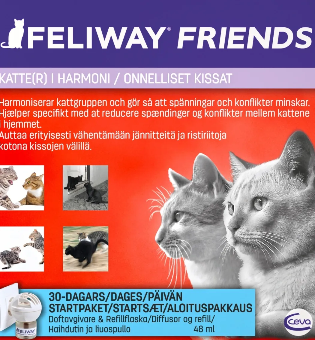 Feliway Friends diffusor med flaske 48 ml