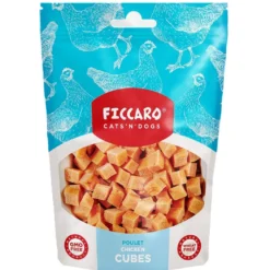 FICCARO Hundesnack Kyllingeterner 100 g - lækre hundesnacks med kylling