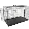 Flamingo Hundebur i metal Keo Sort XL
