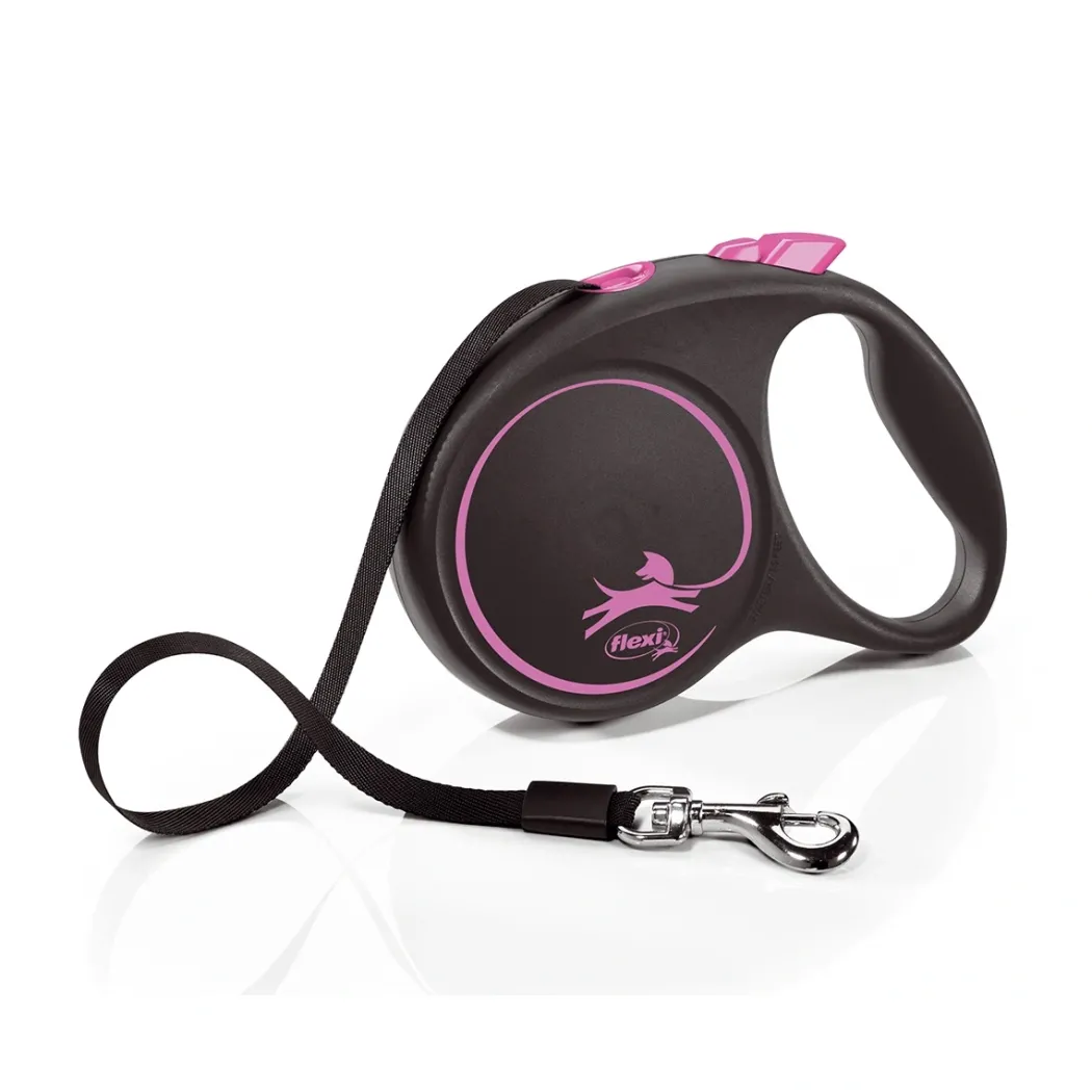 Flexi Black Design bånd L 5 meter 50 kg pink