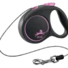Flexi Black Design bånd XS 3 meter 8 kg pink