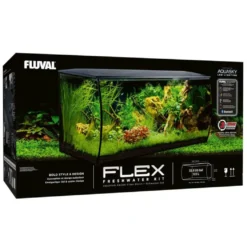 Fluval Flex akvarium 123 Liter Sort