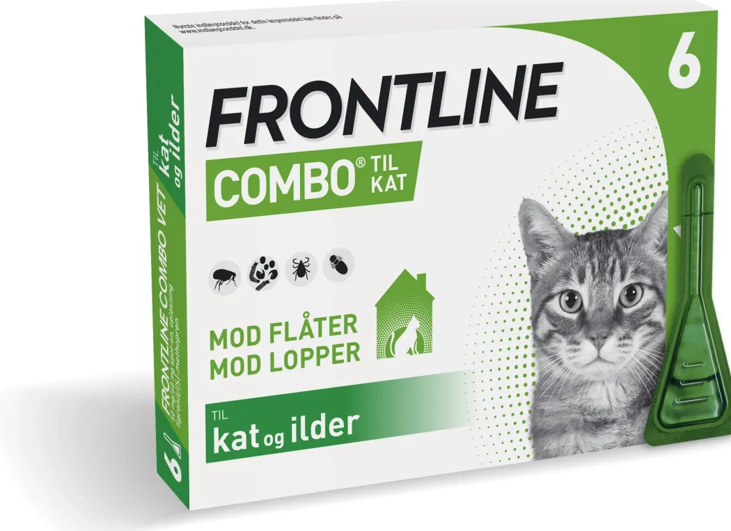 Frontline Combo 6 x 0,5 ml til kat og ilder