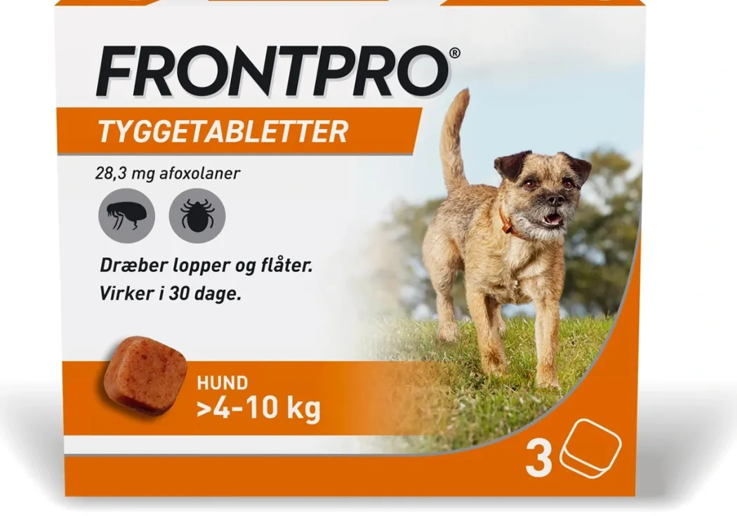 FRONTPRO 28,3 mg tyggetabletter 4-10 kg