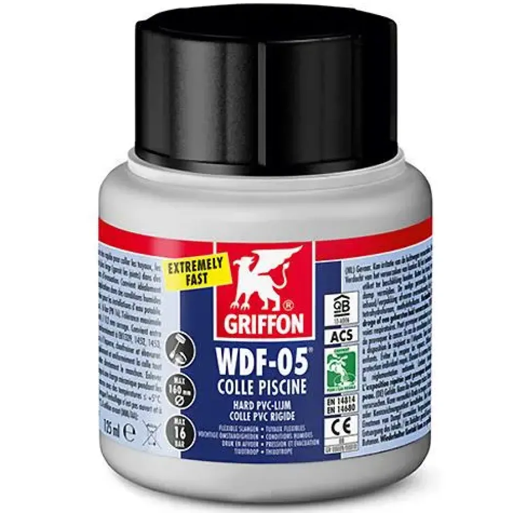 Griffon Pvc Lim Tangit lim (Pvc rørlim) med pensel 125 ml