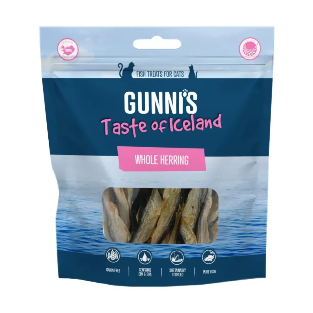 Gunnis hel sild kattegodbidder 42,5 g