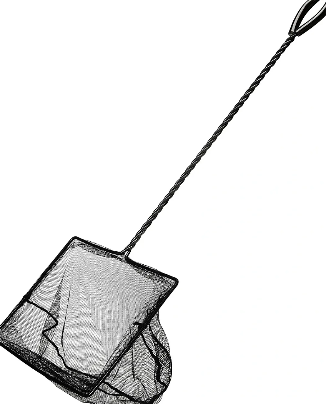 Hagen Fiskenet grovmasket 10 cm Sort
