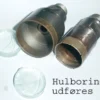 Hulboring i glas 34 mm hul (Max. 19 mm glas)