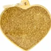 Hundetegn My family Shine Hjerte Guld stor