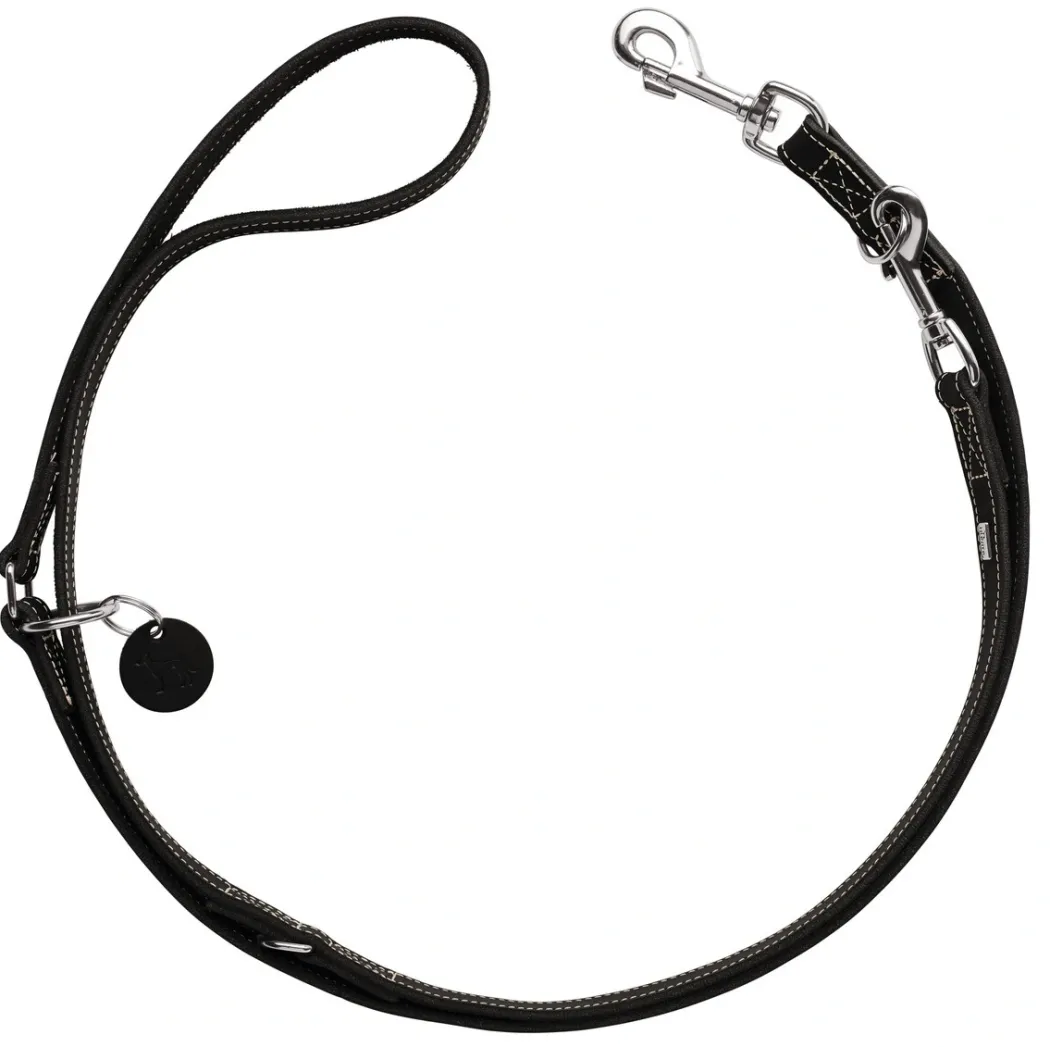 Hunter Aalborg læderline 13 mm Sort Førerline