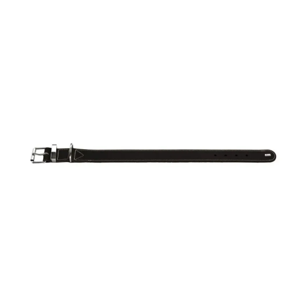 Hunter Aalborg Special Hundehalsbånd Sort 30 - 20-24 cm 2 cm