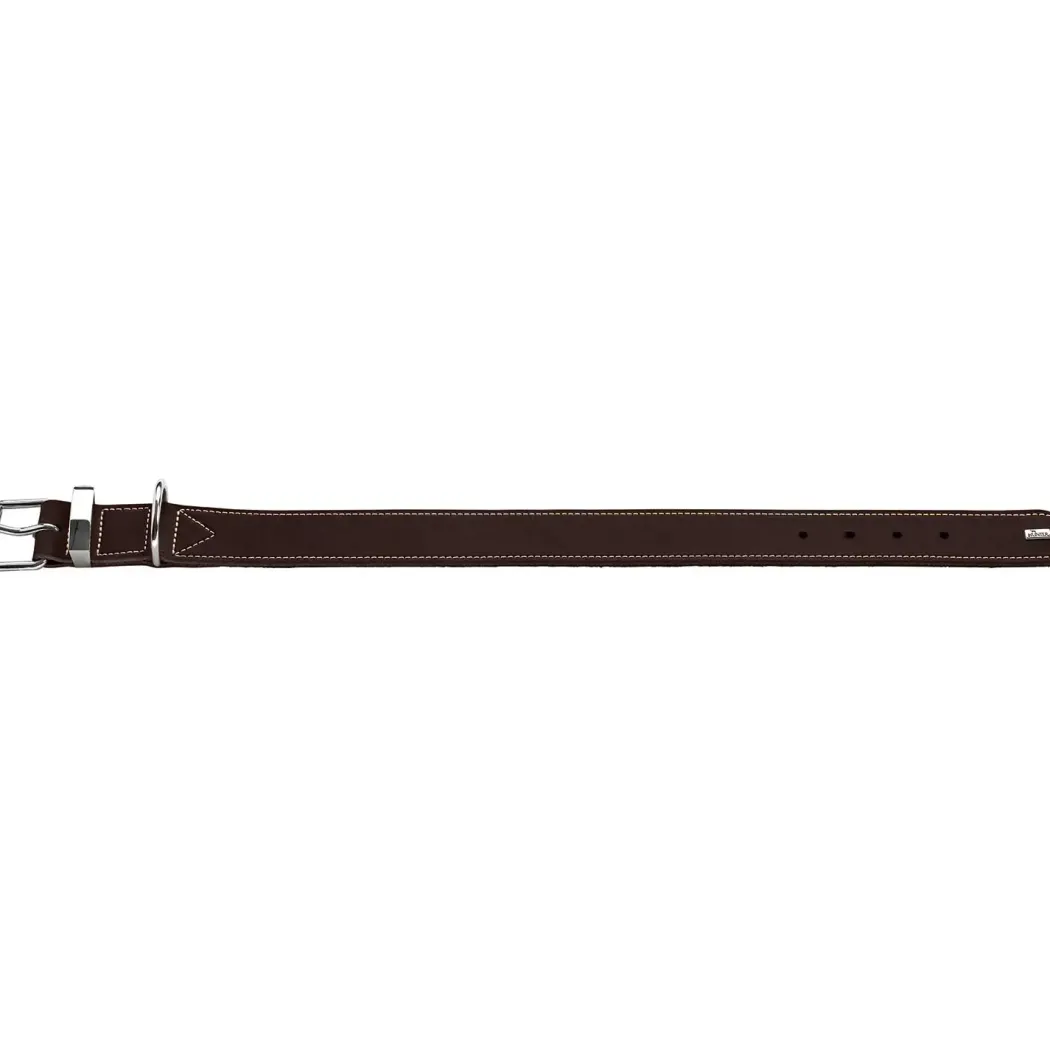 Hunter Aalborg Special Hundehalsbånd Brun 35 - 24-30 cm