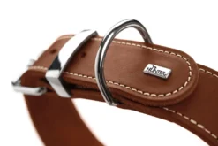 Hunter Aalborg Special Hundehalsbånd 30 Cognac - 20-24 cm 2 cm