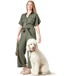 Hunter Aalborg Sport Oliven 32 hundehalsbånd - 24-29 cm