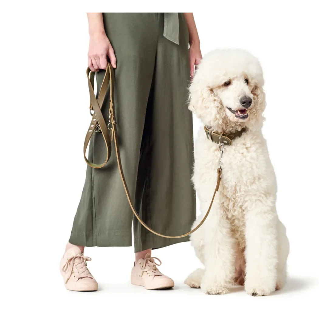 Hunter Aalborg Sport Oliven 52 hundehalsbånd - 38-47 cm