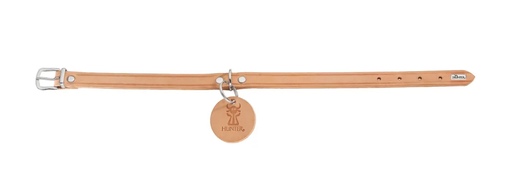 Hunter Aalborg Sport Tan 60 hundehalsbånd - 45-55 cm