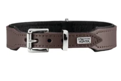 Hunter Basic halsbånd str.60 Brun - 47,0-54,0 cm