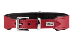 Hunter Basic halsbånd str.55 Rød - 41,0-49,0 cm