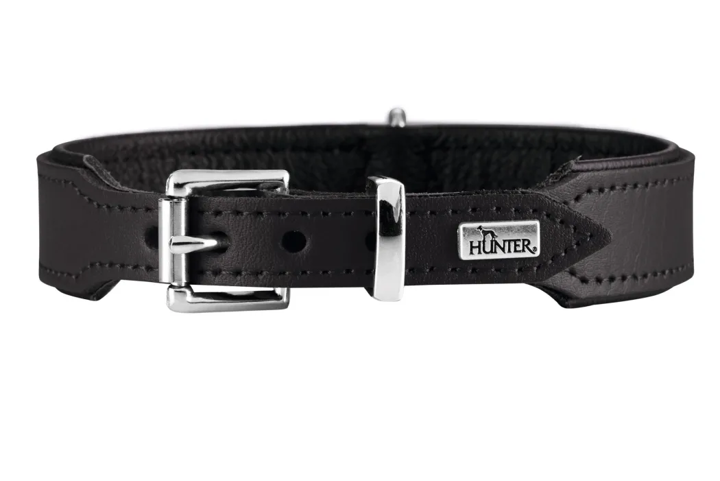 Hunter Basic halsbånd str.60 Sort - 47,0-54,0 cm