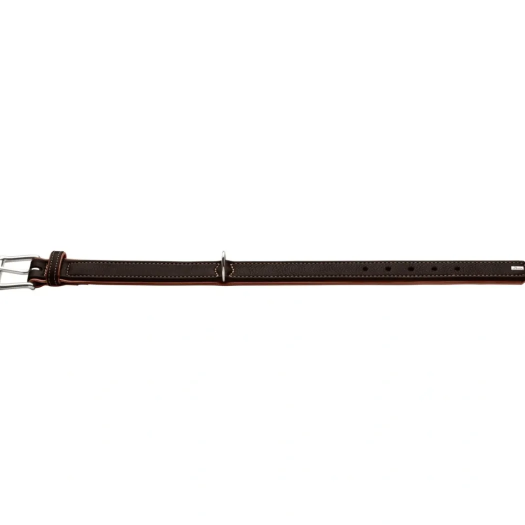 Hunter Canadian UP Hundehalsbånd Small 45 Cognac/Sort - 33-39 cm