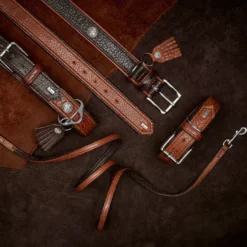 Hunter Cody 40 Mørkebrun Cognac hundehalsbånd - 29-35 cm