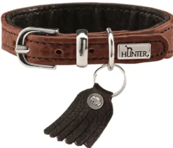 Hunter Cody Petit 27 Cognac Mørkebrun hundehalsbånd